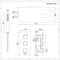 Kit Doccia con Miscelatore Doccia Termostatico Quadrato Triplo a 2 Vie con Soffione Doccia Fisso e Kit Doccia con Asta Saliscendi - Kubix
