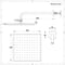 Kit Doccia Completo di Miscelatore Doccia Manuale Triplo a 2 Vie con Finitura in Nichel Spazzolato, Deviatore, 200mm x 200mm Soffione Doccia Quadrato e Doccetta - Harting