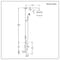 Colonna Doccia Tradizionale Tripla Esposta con MiscelatoreTermostatico, Asta Saliscendi ed Erogatore Vasca (3 Vie) - Rame Satinato - Elizabeth