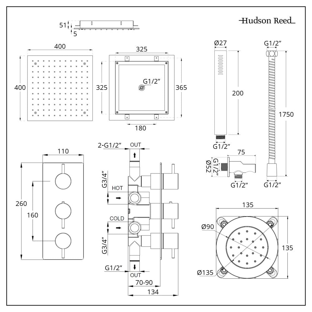 product dimensions