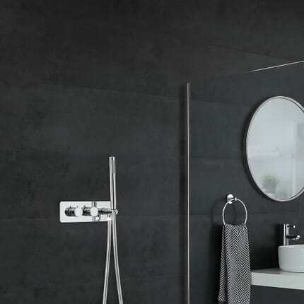 Miscelatore Doccia Incasso a 2 Vie con Deviatore Integrato e Doccetta con Design Circolare - Mirage