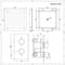 Miscelatore Doccia Termostatico Incasso Triplo a 2 Vie con Soffione Doccia Incasso a Soffitto 400mm e Doccetta - Nox