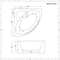 Vasca Idromassaggio Angolare - 1400mm x 1400mm - Cromata - Breeze