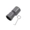Kit Completo di Canaletta Doccia Angolare con Griglia 250mm in Acciaio Inox