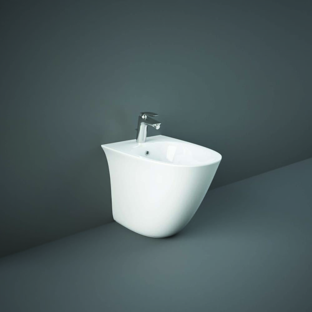 Bidet Moderno a Parete - Bianco Lucido - Hudson Reed x RAK Sensation
