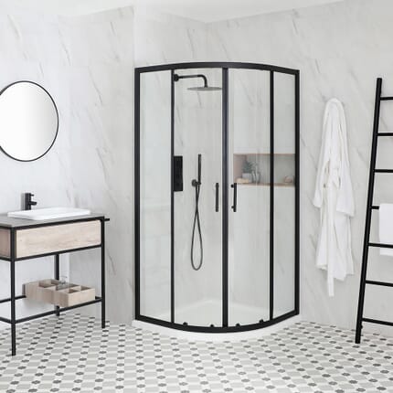Box Doccia Angolare Nox - Disponibile in Diverse Misure