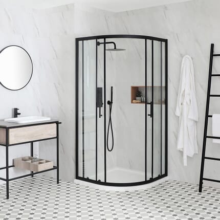 Box Doccia Angolare Nox - Disponibile in Diverse Misure