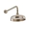 Hudson Reed Elizabeth - Soffione Doccia Retro Rotondo da 205mm con Braccio Doccia - Scelta di Finiture