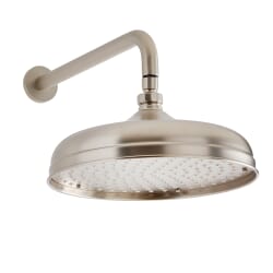 Hudson Reed Elizabeth - Soffione Doccia Retro Rotondo da 300mm con Braccio Doccia - Scelta di Finiture