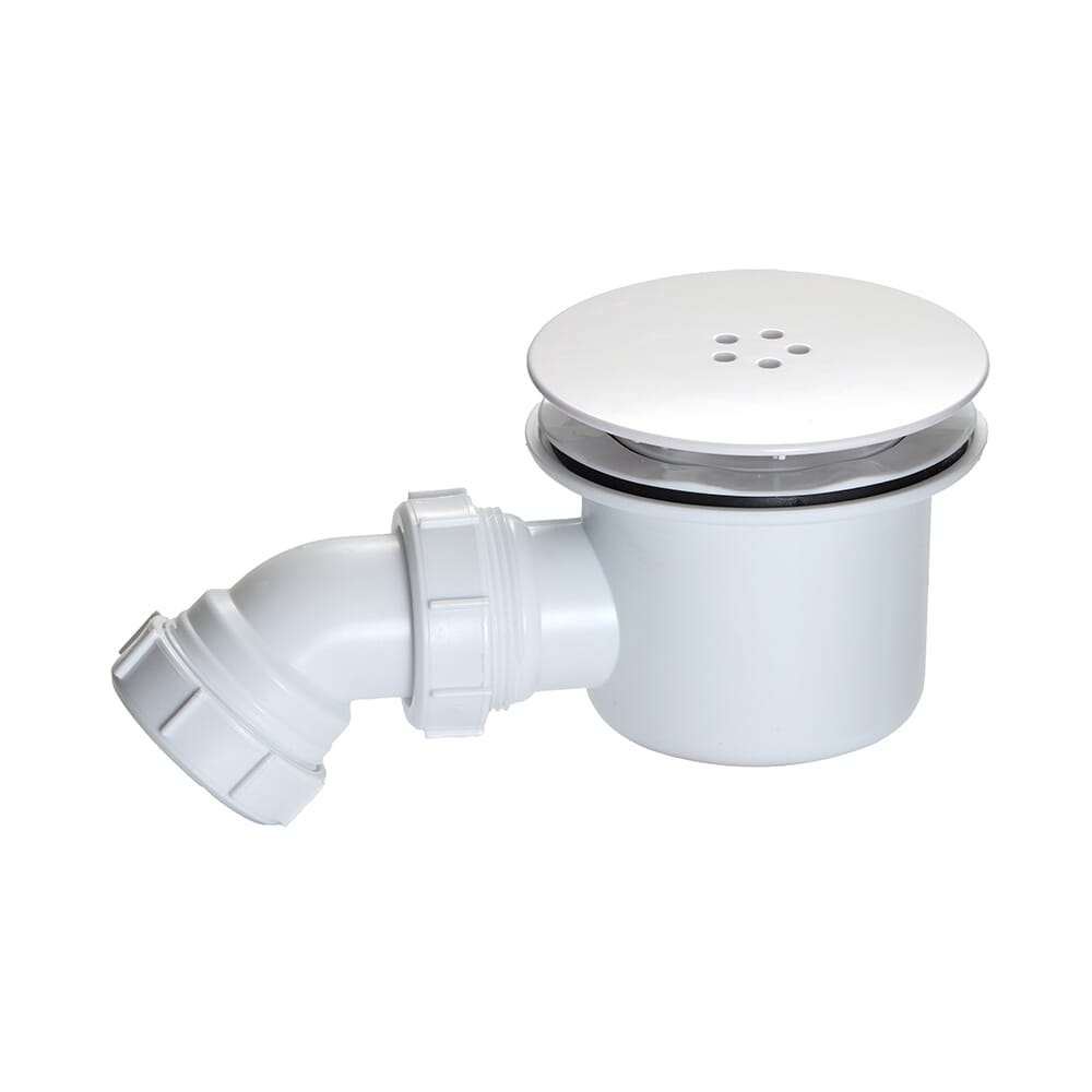 Piletta di Scarico Bianca per Piatto Doccia da 90mm - Maxon