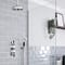 Sistema Doccia Termostatico Tradizionale - Cromo & Nero - Scelta di Vie - Elizabeth