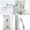 Pannello Doccia Multifunzione in Acciaio Inox Completo con Miscelatore Termostatico - Easton