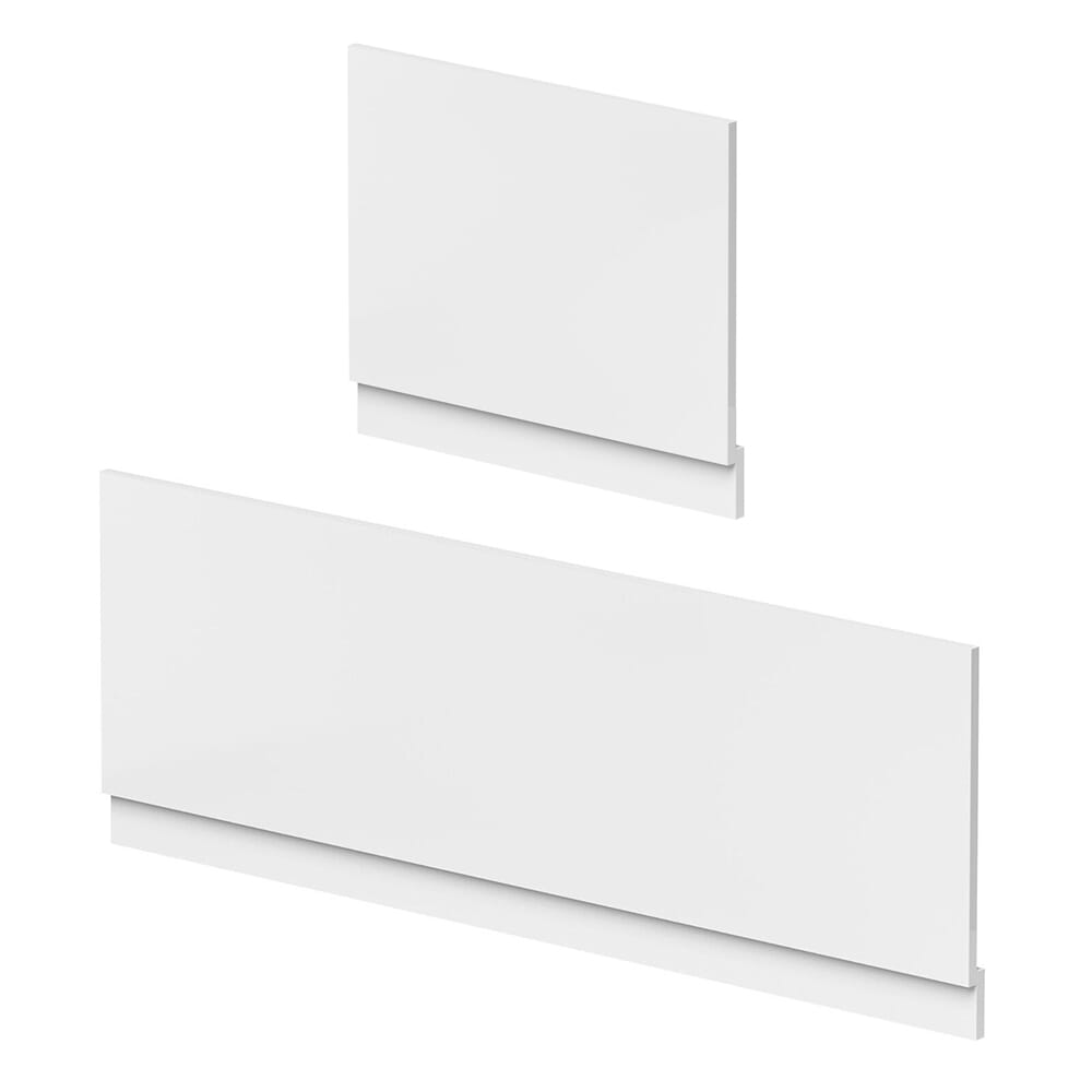 Vasca da Bagno Moderna ad Estremità Singola - Scelta di Dimensioni e Pannelli Qualità Premium - Sandford