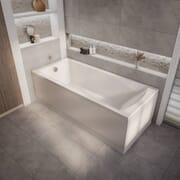 Vasca da Bagno Moderna ad Estremità Singola - 1500mm x 700mm - Scelta di Pannelli - Sandford