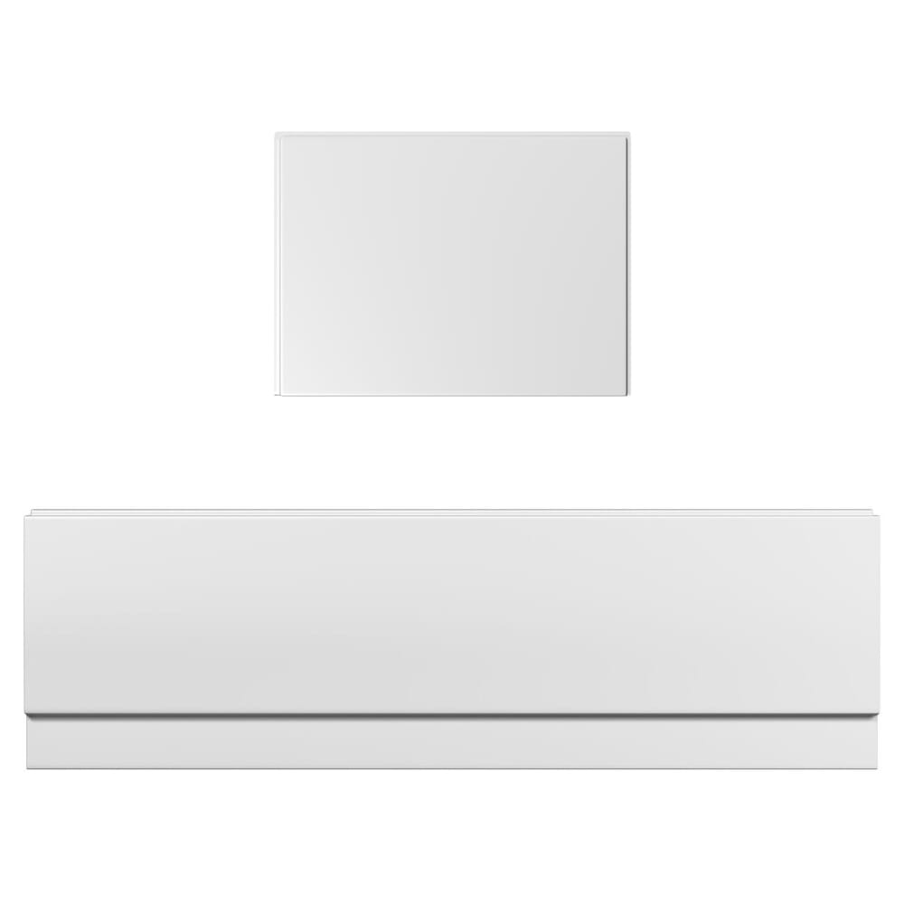 Vasca da Bagno Moderna ad Estremità Singola -  1800mm x 800mm - Scelta di Pannelli - Sandford