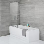 Vasca da Bagno con Parete Vasca Quadrata e Pannelli - 1700mm x 750mm - Sandford