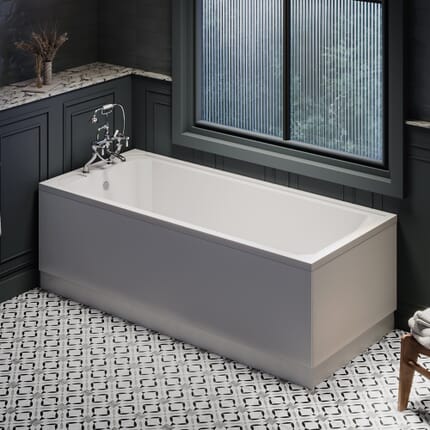 Vasca da Bagno Tradizionale ad Singola Estremità da 1700 mm x 750 mm - Scelta di Pannelli - Richmond
