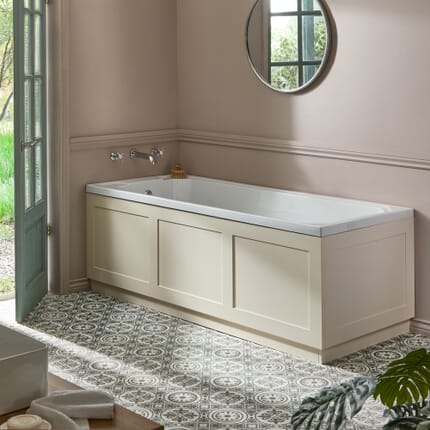 Vasca da Bagno Tradizionale Art Deco - Scelta di Dimensioni e Pannelli - Richmond