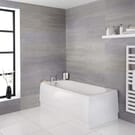 Vasca da Bagno con Fondo Arrotondato - Disponibile in Diverse Misure - Alswear