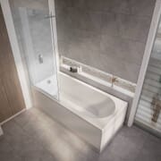 Vasca da Bagno Moderna ad Estremità Singola - Scelta di Parete, Dimensioni e Pannelli - Covelly