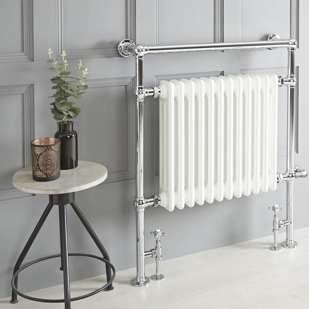 Scaldalviette Misto Tradizionale Bianco – 930mm x 790mm - Scelta di Termostati