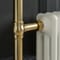 Scaldasalviette Tradizionale - Oro Satinato - 960 mm x 673 mm (con Barra Superiore Sospesa) - Elizabeth