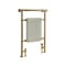 Scaldasalviette Tradizionale - Oro Satinato - 960 mm x 673 mm (con Barra Superiore Sospesa) - Elizabeth