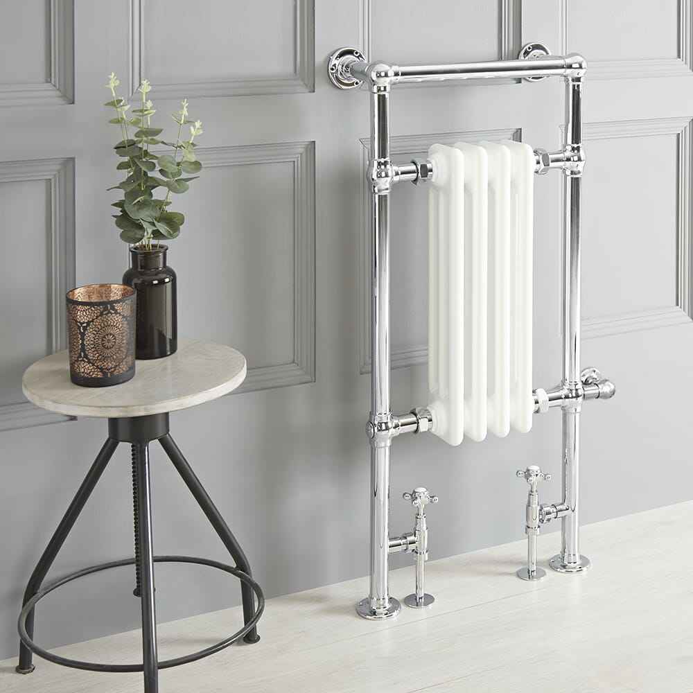 Scaldalviette Misto Tradizionale Bianco – 930mm x 450mm - Scelta di Termostati