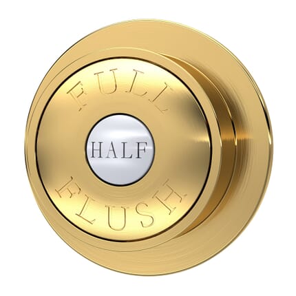 Pulsante Tradizionale Rotondo a Doppio Incasso - Ottone Spazzolato - Hudson Reed