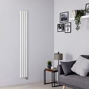Radiatore di Design Elettrico Verticale - Bianco - 1780mm x 236mm x 56mm  - Elemento Termostatico Wi-Fi  800W  - Revive
