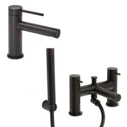 Set di Miscelatori per Lavabo e Vasca da Bagno con Doccia - Scelta di Finiture - Otto