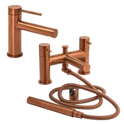 Set di Miscelatori per Lavabo e Vasca da Bagno con Doccia - Scelta di Finiture - Otto