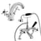 Set di Miscelatori per Lavabo e Vasca da Bagno e Doccia con Maniglie a Croce - Scelta di Finiture - Elizabeth