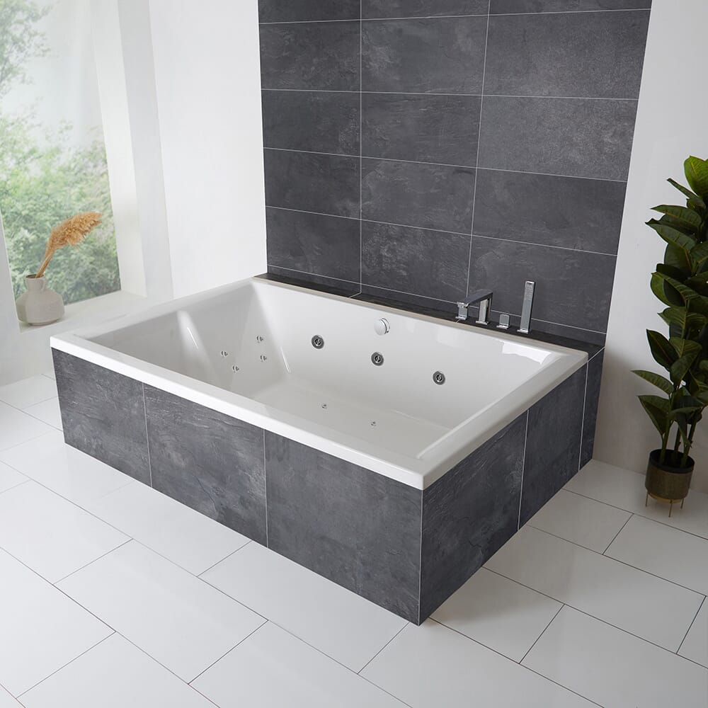 Vasca da Bagno da Incasso - 1800mm x 1200mm - Scelta di Idrogetti- Serene