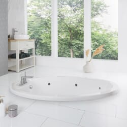 Vasca da Bagno da Incasso Rotonda 1800mm - Scelta di Idrogetti - Serene
