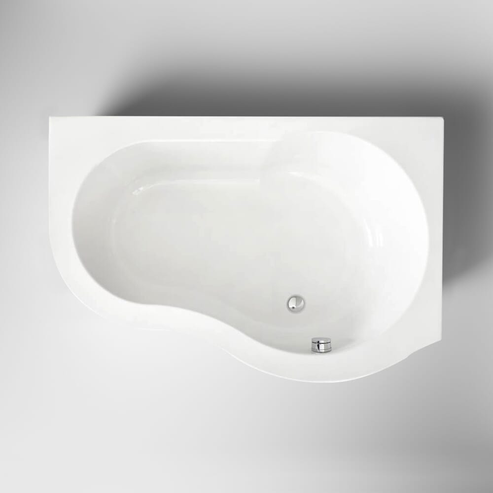 Vasca da Bagno Angolare e Pannello – 1500mm X 1000mm - Opzione Entrata Destra/Sinistra - Ashbury