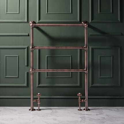 Scaldasalviette Tradizionale - Bronzo Metallizzato - 966mm x 673mm - Condesa