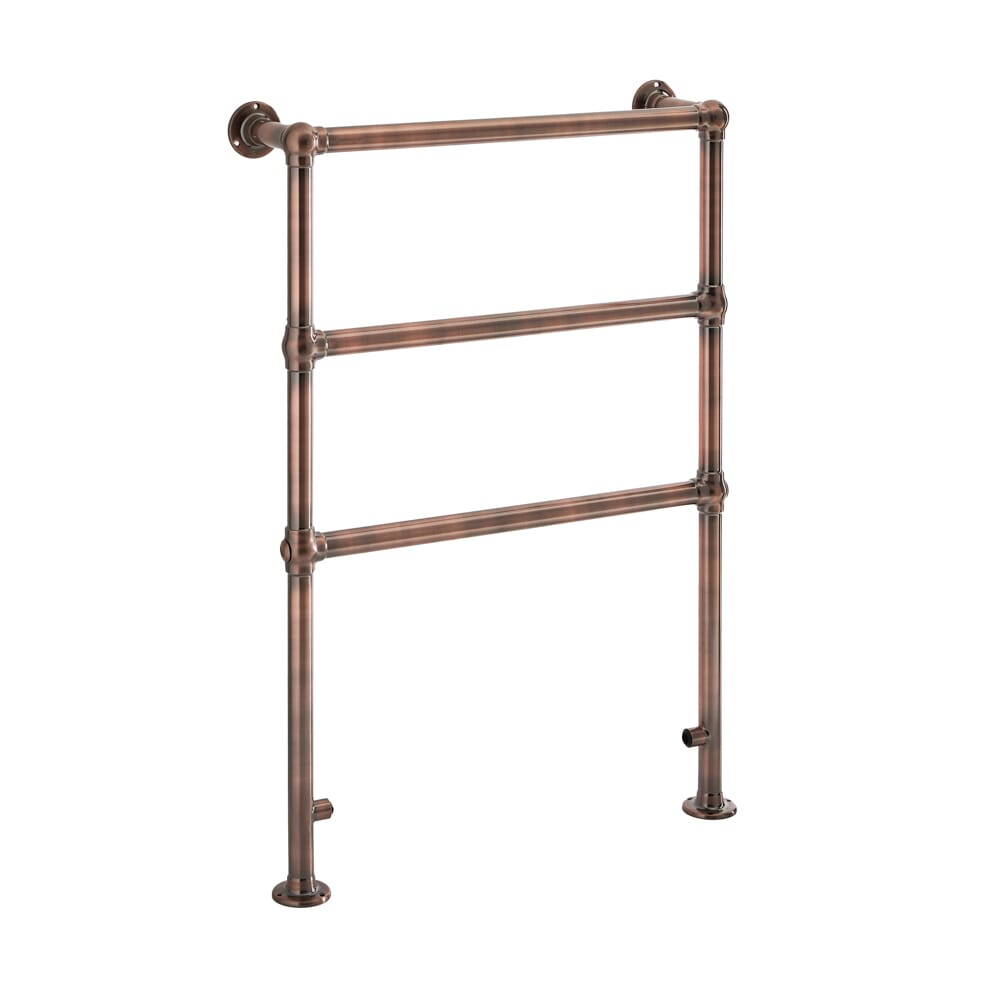 Scaldasalviette Elettrico Tradizionale Minimalista in Bronzo Spazzolato - 966 mm x 673 mm - Condesa