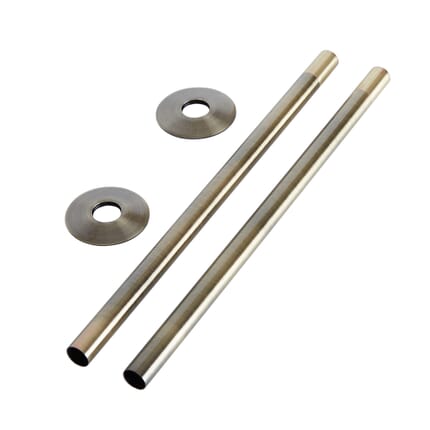 Kit di Tubi Connettori per Radiatori – Finitura Oro Spazzolato