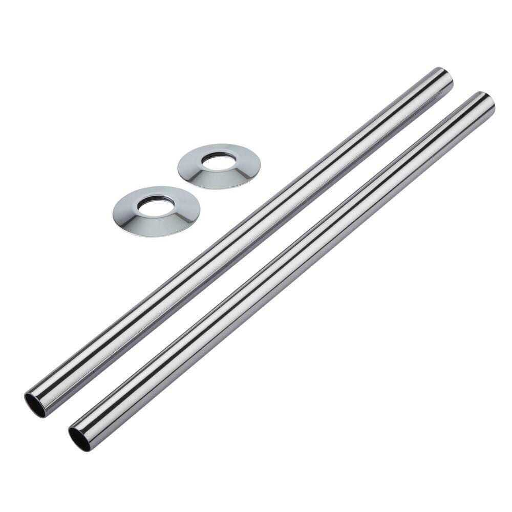 Raccordi per Tubi 300mm - Cromati (Coppia)