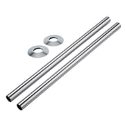 Raccordi per Tubi 300mm - Cromati (Coppia)