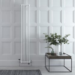 Radiatore Tradizionale Verticale Triplo Misto Regent - Bianco - 1800mm x 290mm - Regent - Disponibile con Opzione WiFi - Regent