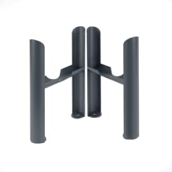 Piedini di Supporto a Pavimento Antracite per Radiatori Tradizionali a 4 Colonne - Regent