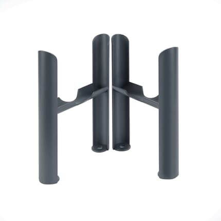 Piedini di Supporto a Pavimento Antracite per Radiatori Tradizionali a 4 Colonne - Regent