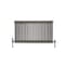 Radiatore a Colonna Tradizionale Orizzontale in Metallo Grezzo Laccato - 600mm x 1010mm (Tripla Colonna) - Regent