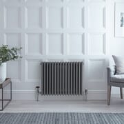 Radiatore Tradizionale Orizzontale - 600mm x 785mm - Antracite - 4 Colonne - Regent