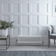 Radiatore Bianco Orizzontale Tradizionale A Quattro Colonne - 300mm x 1010mm - Regent