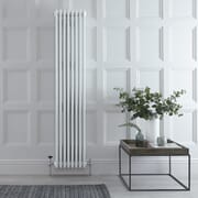 Radiatore Verticale Tradizionale a 4 Colonne - Bianco - 1800mm x 380mm - Regent