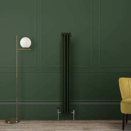 Radiatore Tradizionale Verticale a Doppia Colonna - Scelta di Colori Classici e Dimensioni - Regent