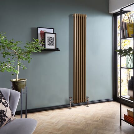 Radiatore Tradizionale Verticale a Doppia Colonna - Scelta di Colori Metallizzati e Dimensioni - Regent